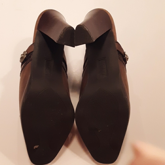 Unis brown western clog mule heels - Picture 5 of 8